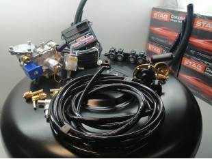 Комплект ГБО 4 Stag Q-Box Basic/ред.Tomasetto Nordic/AEB + балон 42л.