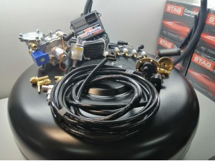 Комплект ГБО 4 Stag Q-Box Basic/ред.Tomasetto Nordic/Hana + балон 42л.