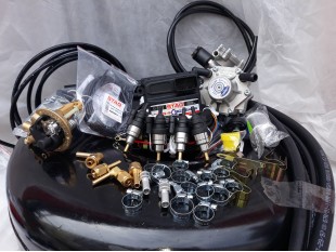 Комплект ГБО 4 Stag Q-Box Basic/ред.Alex Shark 1200/TECH-YETI + балон 42л.