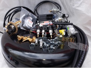 Комплект ГБО 4 Stag Q-Box PLUS/ред.Tomasetto Nordic/TECH-YETI + балон 42л.