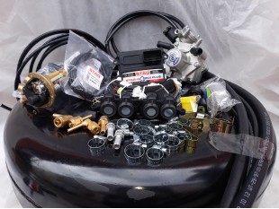 Комплект ГБО 4 Stag Q-Box PLUS/ред.Alex Shark 1200/AEB + балон 42л.