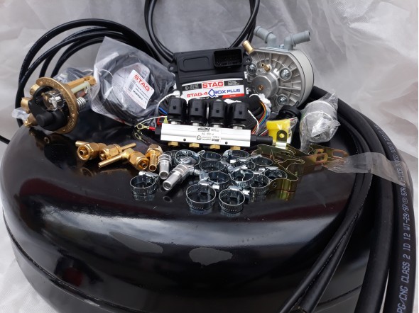Комплект ГБО 4 Stag 4 Q-Next Plus c Obd (Led-600 Vip)/ред.KME Silver/форс.Stag w 01 + баллон 42л. Комплект ГБО 4 Stag 4 Q-Next Plus c Obd (Led-600 Vip)/ред.KME Silver/форс.Stag w 01 + баллон 42л.