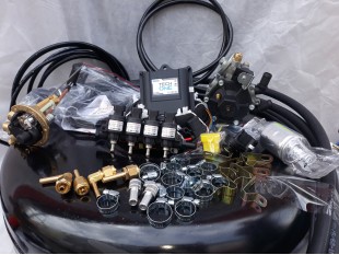 Комплект ГБО 4 Lpg Tech One/ред.Stag r02/Hana + баллон 42л.
