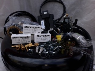 Комплект ГБО 4 Lpg Tech 204/ред.Stag r02/Barracuda + балон 42л.