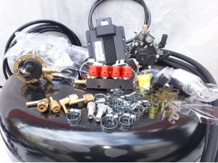 Комплект ГБО 4 Lpg Tech 204/ред.Stag r02/Valtek + балон 42л.