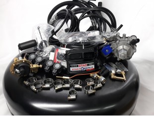 Комплект ГБО 4 Stag Q-Box PLUS/ред.Tomasetto Nordic/AEB + балон 42л.